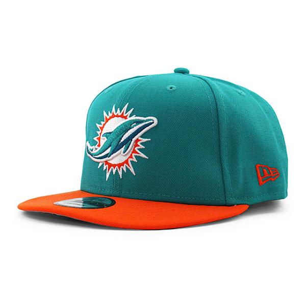 ニューエラ キャップ 9FIFTY マイアミ ドルフィンズ NFL 2T TEAM-BASIC SNAPBACK CAP AQUA-ORANGE NEW ERA MIAMI DOLPHINS