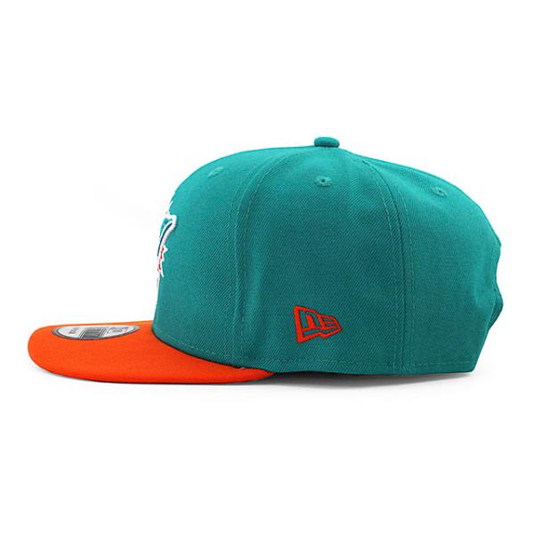 ニューエラ キャップ 9FIFTY マイアミ ドルフィンズ NFL 2T TEAM-BASIC SNAPBACK CAP AQUA-ORANGE NEW ERA MIAMI DOLPHINS