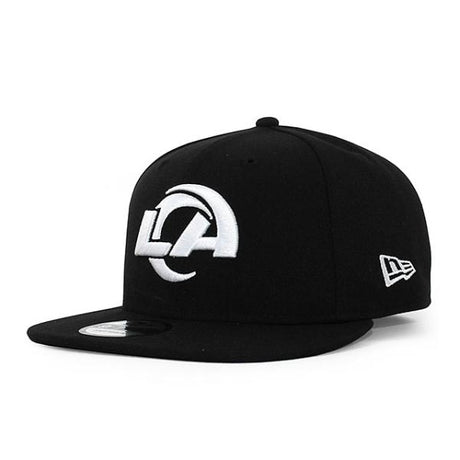 ニューエラ キャップ 9FIFTY ロサンゼルス ラムズ  NFL TEAM-BASIC SNAPBACK CAP BLACK-WHITE  NEW ERA LOS ANGELES RAMS