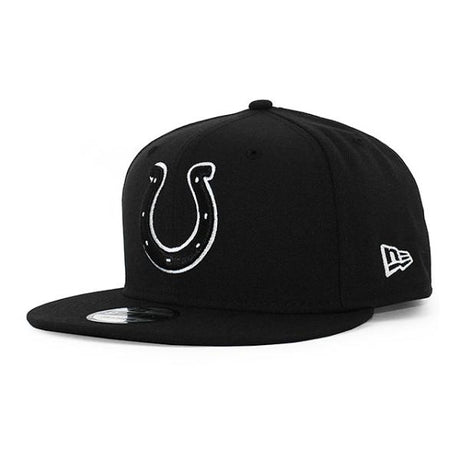 ニューエラ キャップ 9FIFTY スナップバック インディアナポリス コルツ NFL TEAM BASIC SNAPBACK CAP BLACK WHITE NEW ERA INDIANAPOLIS COLTS