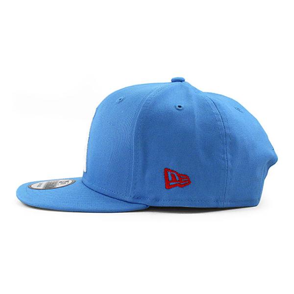ニューエラ キャップ 9FIFTY ヒューストン オイラーズ NFL THROWBACK TEAM BASIC SNAPBACK CAP LT BLUE