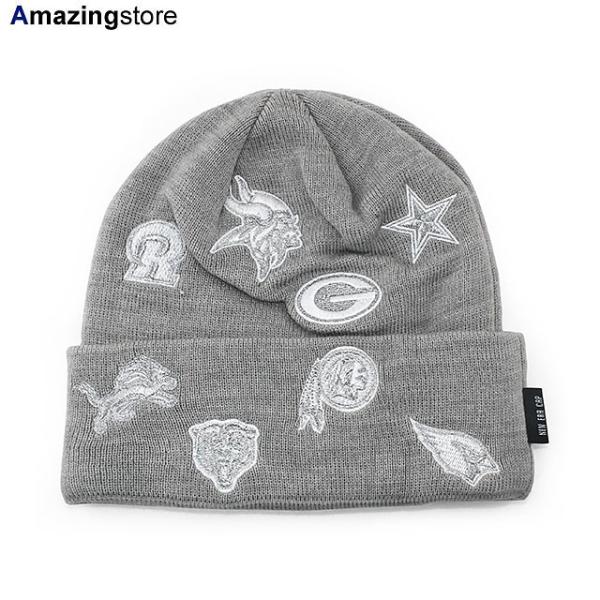 ニューエラ ニットキャップ ビーニー NFL  NFC TOTAL KNIT BEANIE GREY  NEW ERA