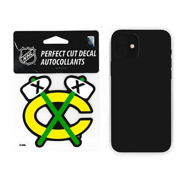 ウィンクラフト ステッカー シカゴ ブラックホークス NHL PERFECT CUT DECAL WINCRAFT CHICAGO BLACKHAWKS