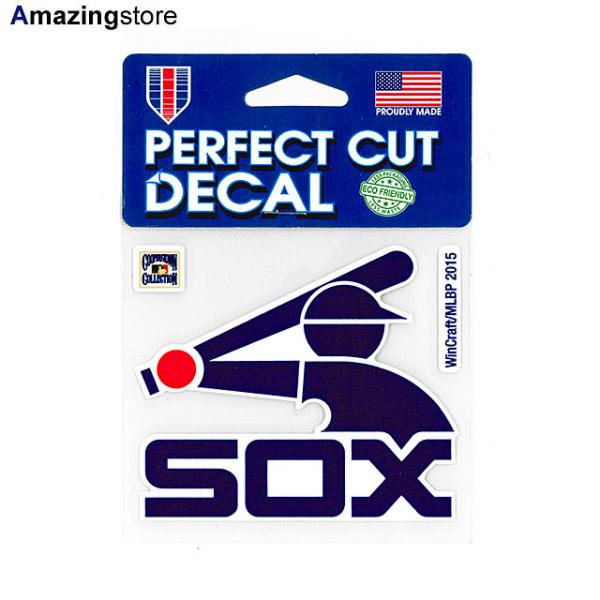 ウィンクラフト ステッカー シカゴ ホワイトソックス MLB COOPERSTOWN PERFECT CUT DECAL WINCRAFT CHICAGO WHITE SOX