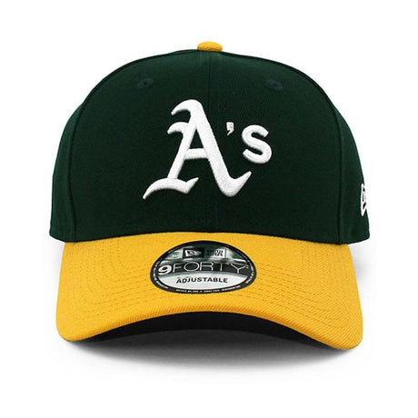 ニューエラ キャップ 9FORTY オークランド アスレチックス MLB THE LEAGUE HOME ADJUSTABLE CAP GREEN