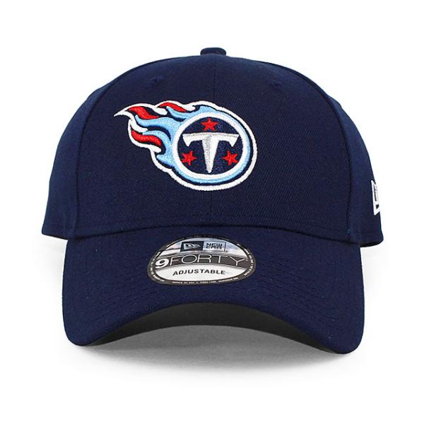 ニューエラ キャップ 9FORTY テネシー タイタンズ NFL THE LEAGUE ADJUSTABLE CAP NAVY