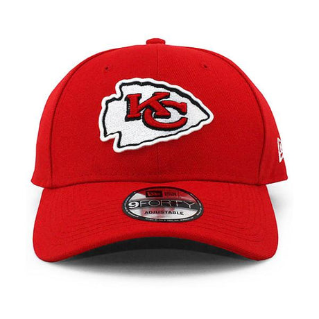 ニューエラ キャップ 9FORTY カンザスシティ チーフス NFL THE LEAGUE ADJUSTABLE CAP RED
