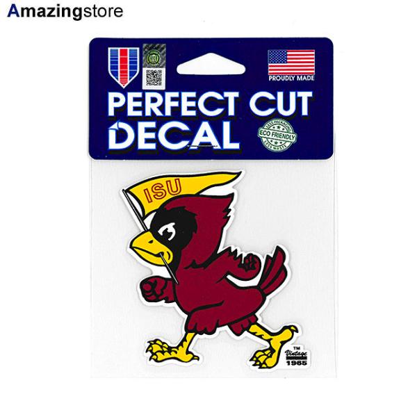 ウィンクラフト ステッカー アイオワステイト サイクロン  NCAA ISU PERFECT CUT DECAL  WINCRAFT IOWA STATE CYCLONES