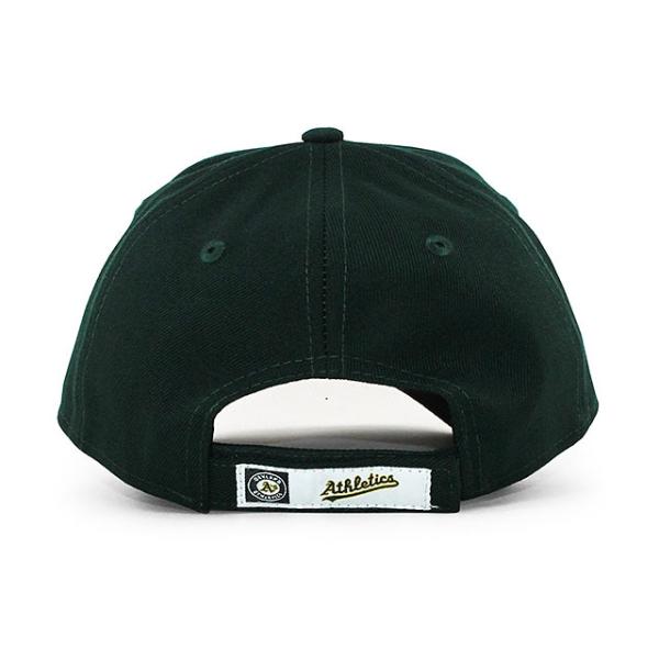 ニューエラ キャップ 9FORTY オークランド アスレチックス MLB THE LEAGUE ROAD ADJUSTABLE CAP DK GREEN