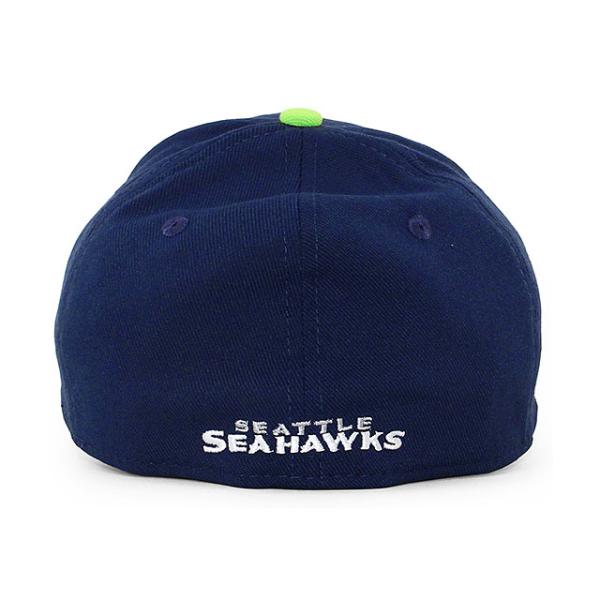 ニューエラ キャップ 39THIRTY シアトル シーホークス NFL TEAM CLASSIC FLEX FIT CAP NAVY