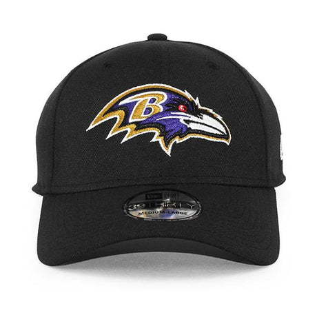 ニューエラ キャップ 39THIRTY ボルチモア レイブンズ NFL TEAM CLASSIC FLEX FIT CAP BLACK