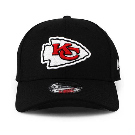 ニューエラ キャップ 39THIRTY カンザスシティ チーフス NFL TEAM CLASSIC FLEX FIT CAP BLACK