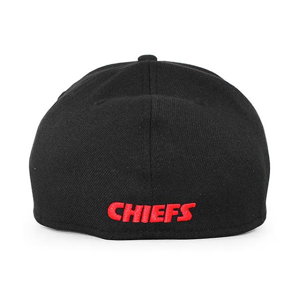 ニューエラ キャップ 39THIRTY カンザスシティ チーフス NFL TEAM CLASSIC FLEX FIT CAP BLACK