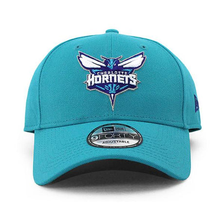 ニューエラ キャップ 9FORTY シャーロット ホーネッツ NBA THE LEAGUE ADJUSTABLE CAP TEAL