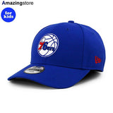 子供用 ニューエラ キャップ 9FORTY フィラデルフィア 76ERS YOUTH NBA THE LEAGUE ADJUSTABLE CAP BLUE