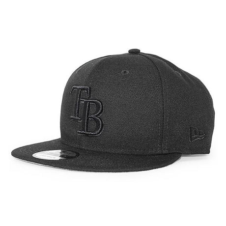 ニューエラ キャップ 9FIFTY タンパベイ レイズ MLB TEAM BASIC SNAPBACK CAP BLACKOUT