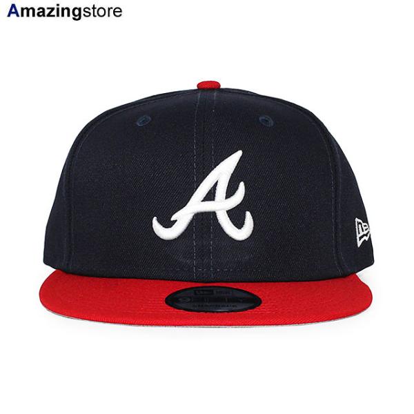 ニューエラ キャップ 9FIFTY アトランタ ブレーブス MLB TEAM BASIC SNAPBACK CAP NAVY