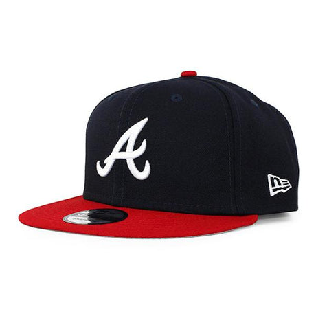 ニューエラ キャップ 9FIFTY アトランタ ブレーブス MLB TEAM BASIC SNAPBACK CAP NAVY
