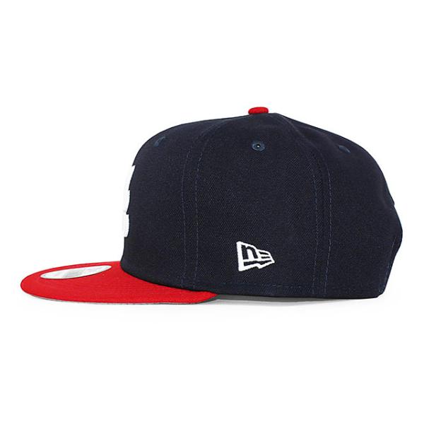 ニューエラ キャップ 9FIFTY アトランタ ブレーブス MLB TEAM BASIC SNAPBACK CAP NAVY