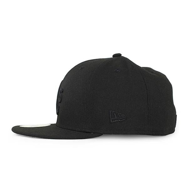 ニューエラ キャップ 59FIFTY オークランド アスレチックス MLB  BLACKOUT FITTED CAP
