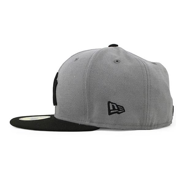 ニューエラ キャップ 59FIFTY ニューヨーク ヤンキース MLB 2T TEAM BASIC FITTED CAP GREY BLACK
