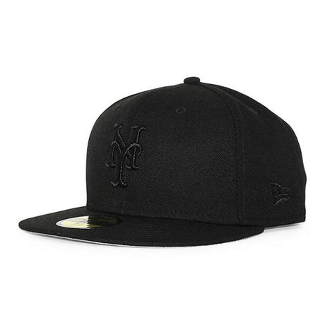 ニューエラ キャップ 59FIFTY ニューヨーク メッツ MLB TEAM BASIC FITTED CAP BLACKOUT