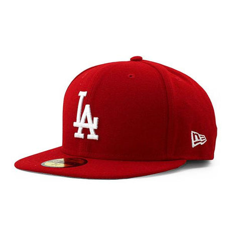 ニューエラ キャップ 59FIFTY ロサンゼルス ドジャース MLB TEAM BASIC FITTED CAP RED