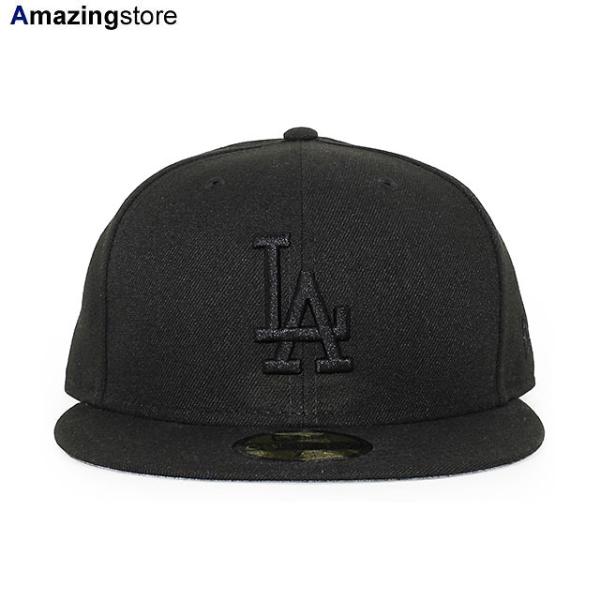 ニューエラ キャップ 59FIFTY ロサンゼルス ドジャース MLB  BLACKOUT FITTED CAP