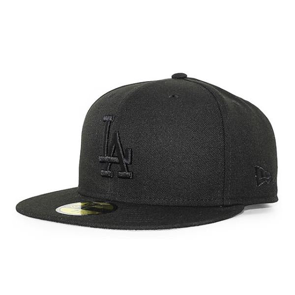 ニューエラ キャップ 59FIFTY ロサンゼルス ドジャース MLB  BLACKOUT FITTED CAP