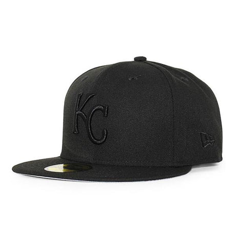 ニューエラ キャップ 59FIFTY カンザスシティ ロイヤルズ MLB BLACKOUT FITTED CAP