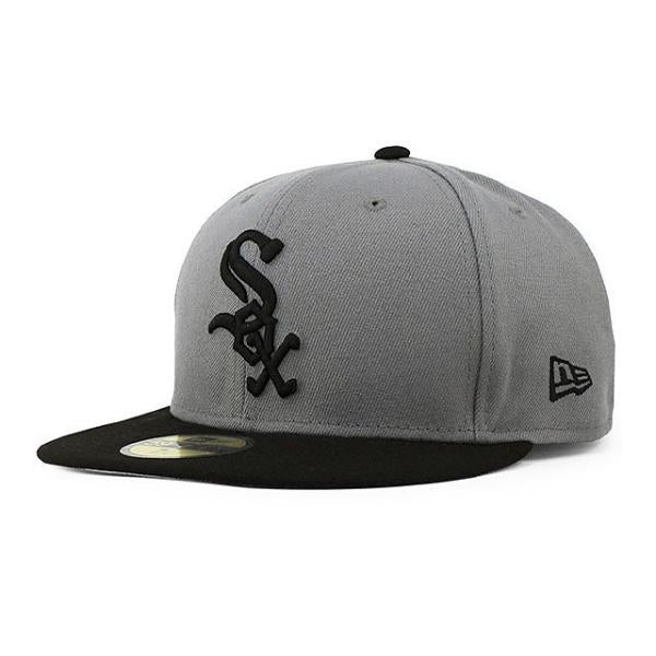 ニューエラ キャップ 59FIFTY シカゴ ホワイトソックス MLB 2T TEAM BASIC FITTED CAP GREY BLACK