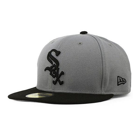 ニューエラ キャップ 59FIFTY シカゴ ホワイトソックス MLB 2T TEAM BASIC FITTED CAP GREY BLACK