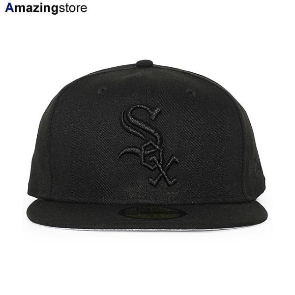 ニューエラ キャップ 59FIFTY シカゴ ホワイトソックス MLB BLACKOUT FITTED CAP