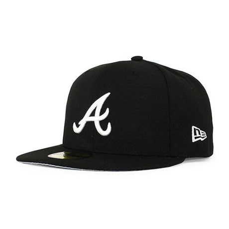 ニューエラ キャップ 59FIFTY アトランタ ブレーブス MLB TEAM BASIC FITTED CAP BLACK