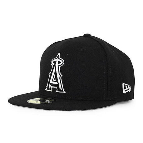 ニューエラ キャップ 59FIFTY ロサンゼルス エンゼルス MLB TEAM BASIC FITTED CAP BLACK