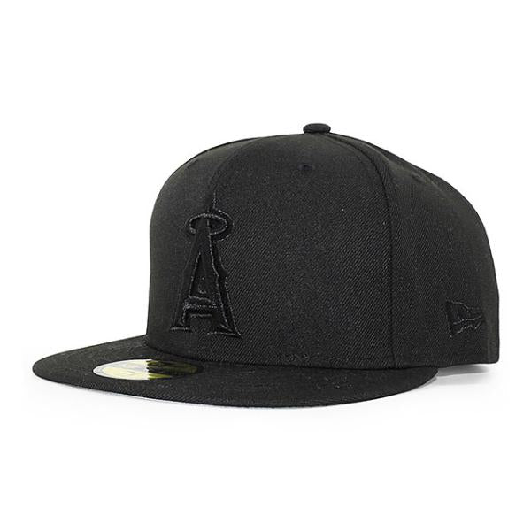 ニューエラ キャップ 59FIFTY ロサンゼルス エンゼルス MLB BLACKOUT FITTED CAP