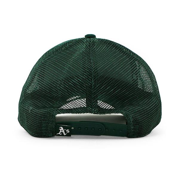 ニューエラ メッシュキャップ 9FORTY オークランド アスレチックス MLB TRUCKER MESH CAP GREEN