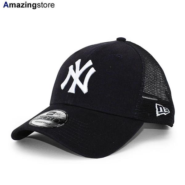 ニューエラ メッシュキャップ 9FORTY ニューヨーク ヤンキース MLB TRUCKER MESH CAP NAVY