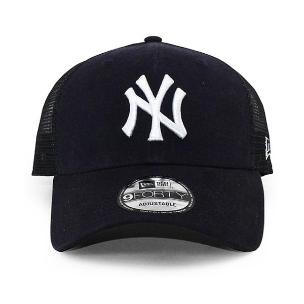 ニューエラ メッシュキャップ 9FORTY ニューヨーク ヤンキース MLB TRUCKER MESH CAP NAVY