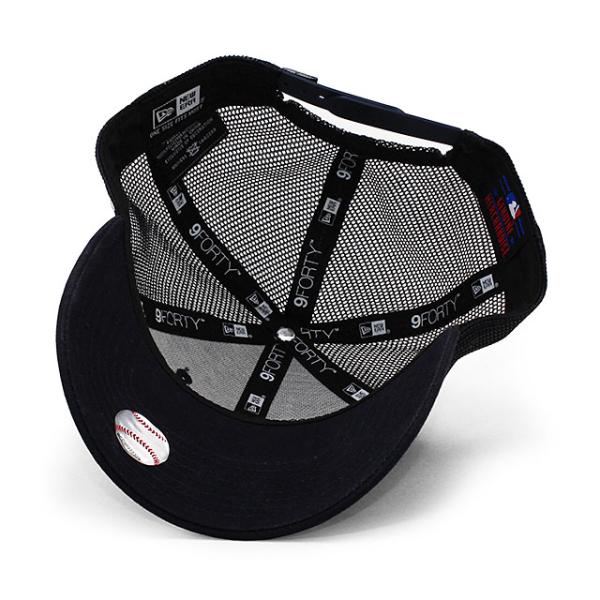 ニューエラ メッシュキャップ 9FORTY ニューヨーク ヤンキース MLB TRUCKER MESH CAP NAVY