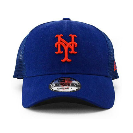 ニューエラ メッシュキャップ 9FORTY ニューヨーク メッツ MLB TRUCKER MESH CAP BLUE