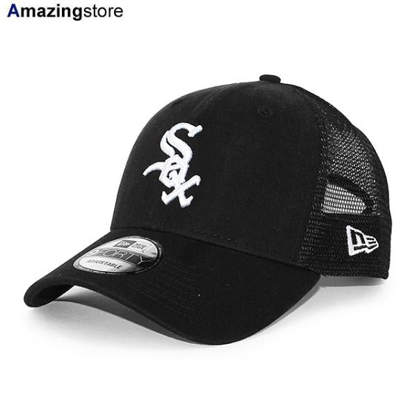 ニューエラ 9FORTY メッシュキャップ シカゴ ホワイトソックス MLB TRUCKER MESH CAP BLACK NEW ERA CHICAGO WHITE SOX