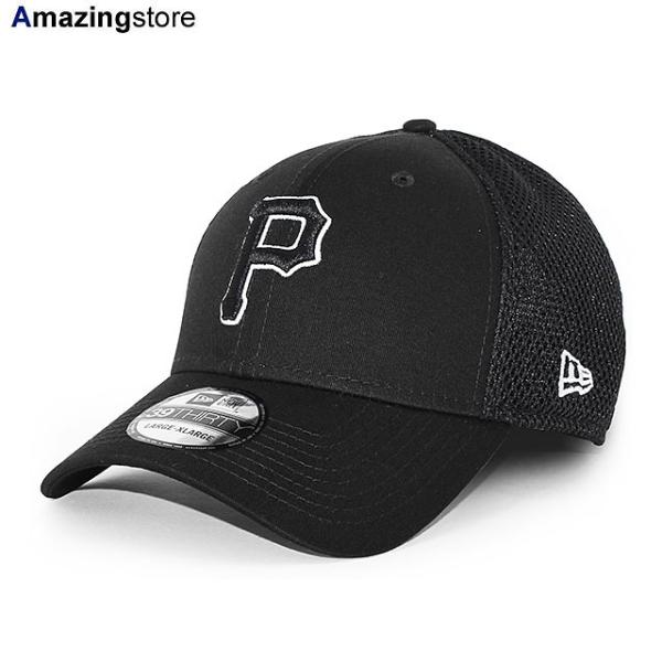 ニューエラ キャップ 39THIRTY ピッツバーグ パイレーツ  MLB NEO FLEX FIT CAP BLACK-WHITE  NEW ERA PITTSBURGH PIRATES