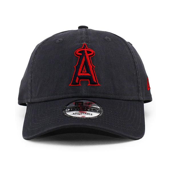 ニューエラ キャップ 9TWENTY ロサンゼルス エンゼルス MLB CORE CLASSIC STRAPBACK CAP GRAPHITE