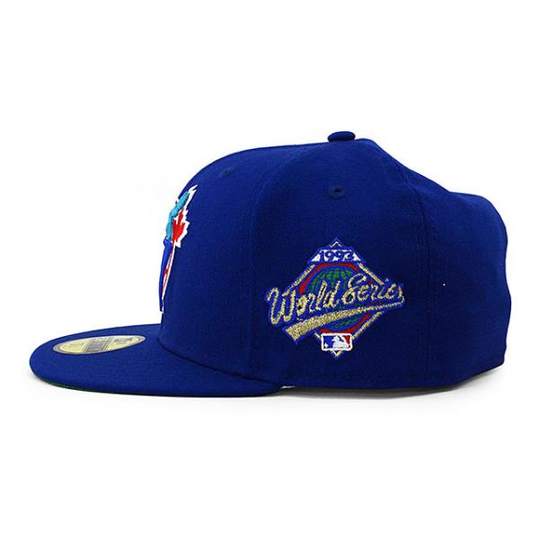 ニューエラ キャップ 59FIFTY トロント ブルージェイズ MLB 1993 WORLD SERIES GAME FITTED CAP BLUE