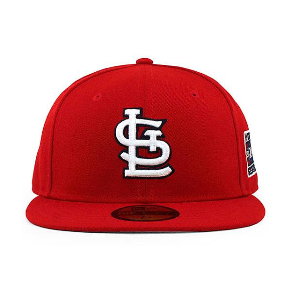 ニューエラ キャップ 59FIFTY セントルイス カージナルス MLB 2006 WORLD SERIES GAME FITTED CAP RED