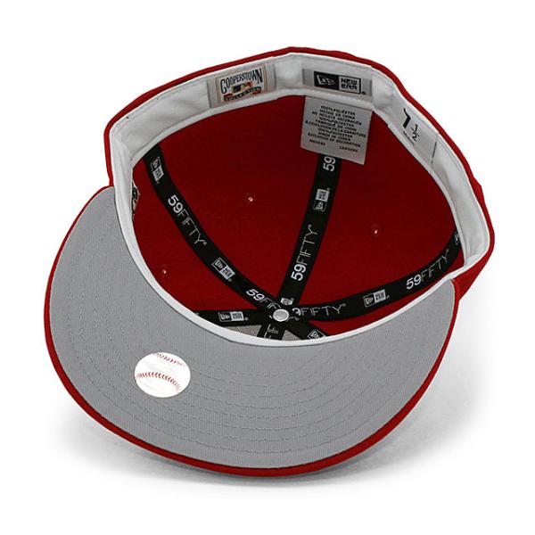 ニューエラ キャップ 59FIFTY セントルイス カージナルス MLB 2006 WORLD SERIES GAME FITTED CAP RED