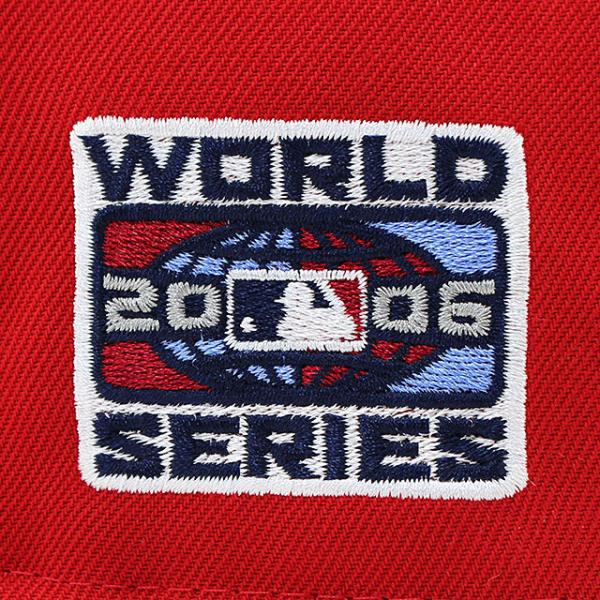 ニューエラ キャップ 59FIFTY セントルイス カージナルス MLB 2006 WORLD SERIES GAME FITTED CAP RED