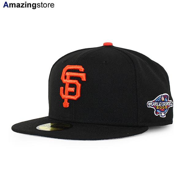 ニューエラ キャップ 59FIFTY サンフランシスコ ジャイアンツ MLB 2002 WORLD SERIES GAME FITTED CAP BLACK