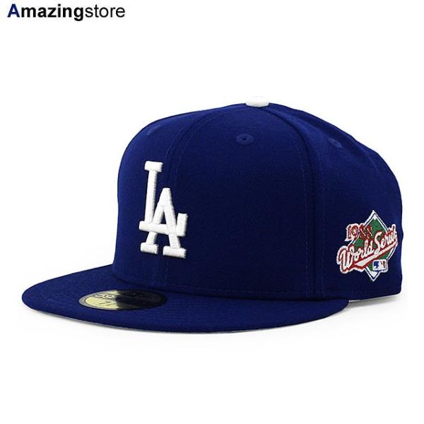 ニューエラ キャップ 59FIFTY ロサンゼルス ドジャース MLB 1988 WORLD SERIES GAME FITTED CAP BLUE
